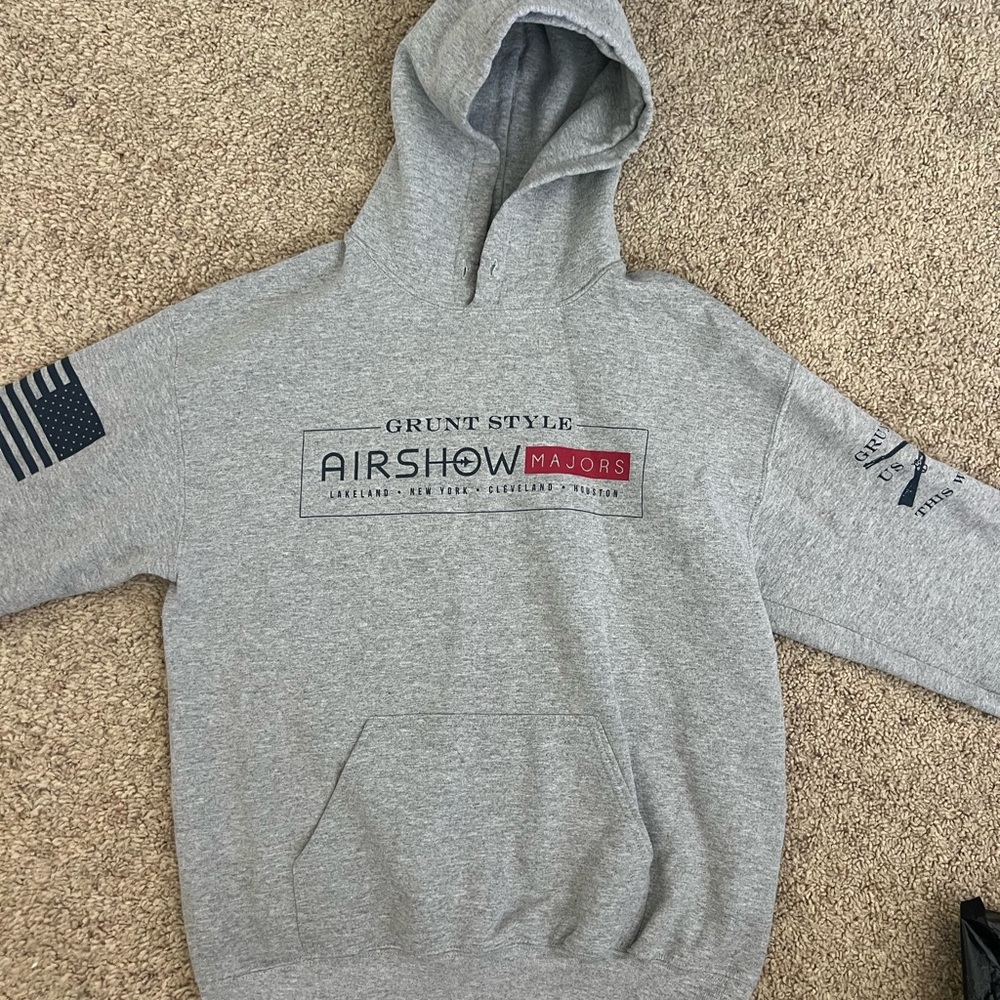 Grunt Style Gray Hoodie for Men